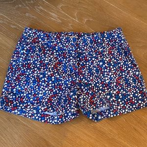 Vineyard Vines Stars and Whales Fourth 4th of July Short size 0 Patriotic